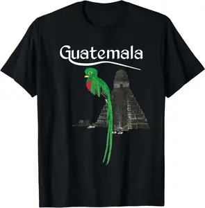 100% Cotton Guatemala Chapin Antigua Quetzal Tikal Peten Maya Guate 502 T-Shirt