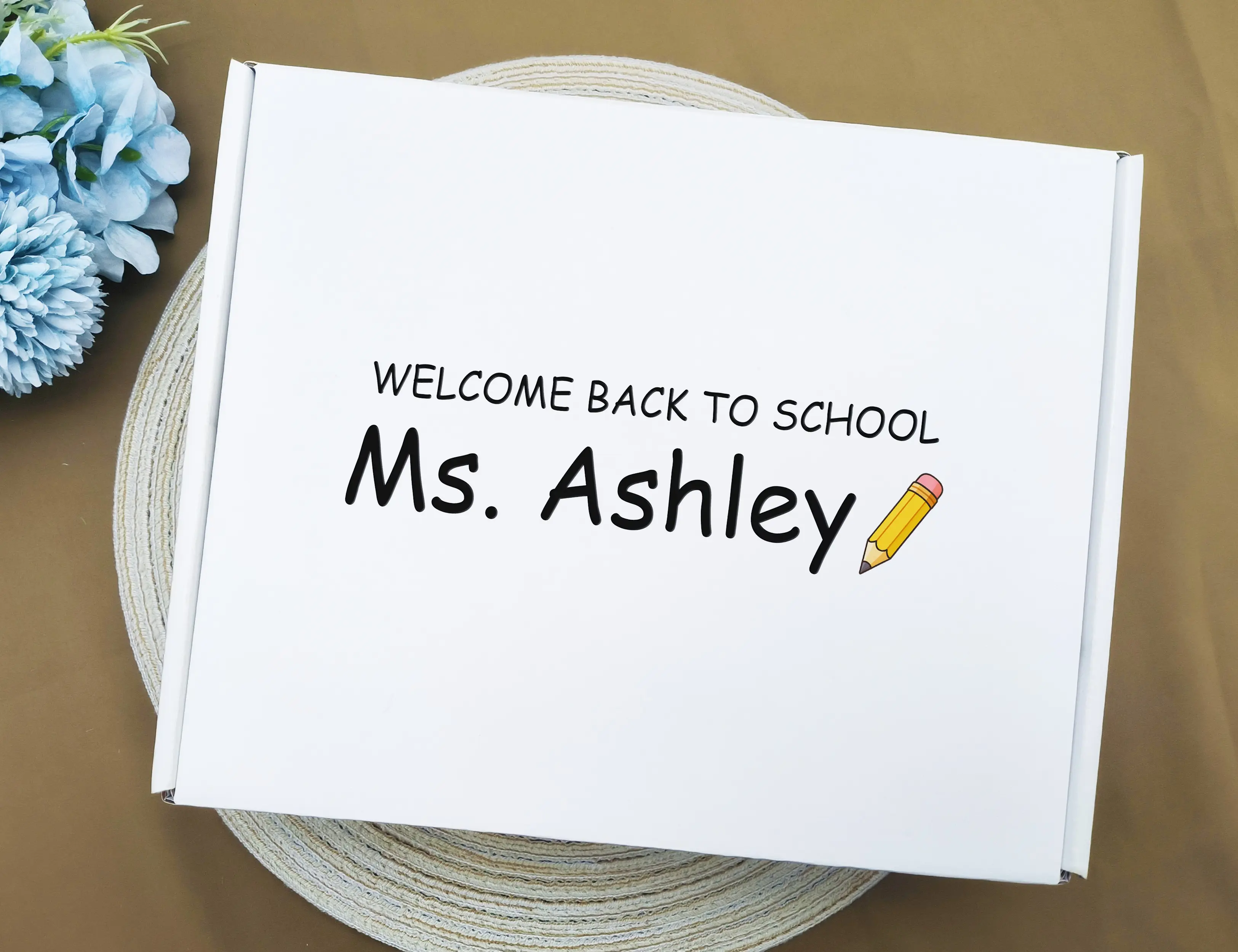 Custom Back to School Teacher Gift Box - Unique & Thoughtful Personalized Set