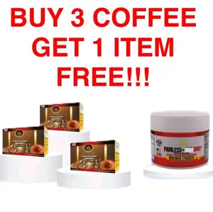 COMBO Coffee Eternal Ganoderma 4 en 1 Cafe + FREE Body Cream  - Beverage Drink