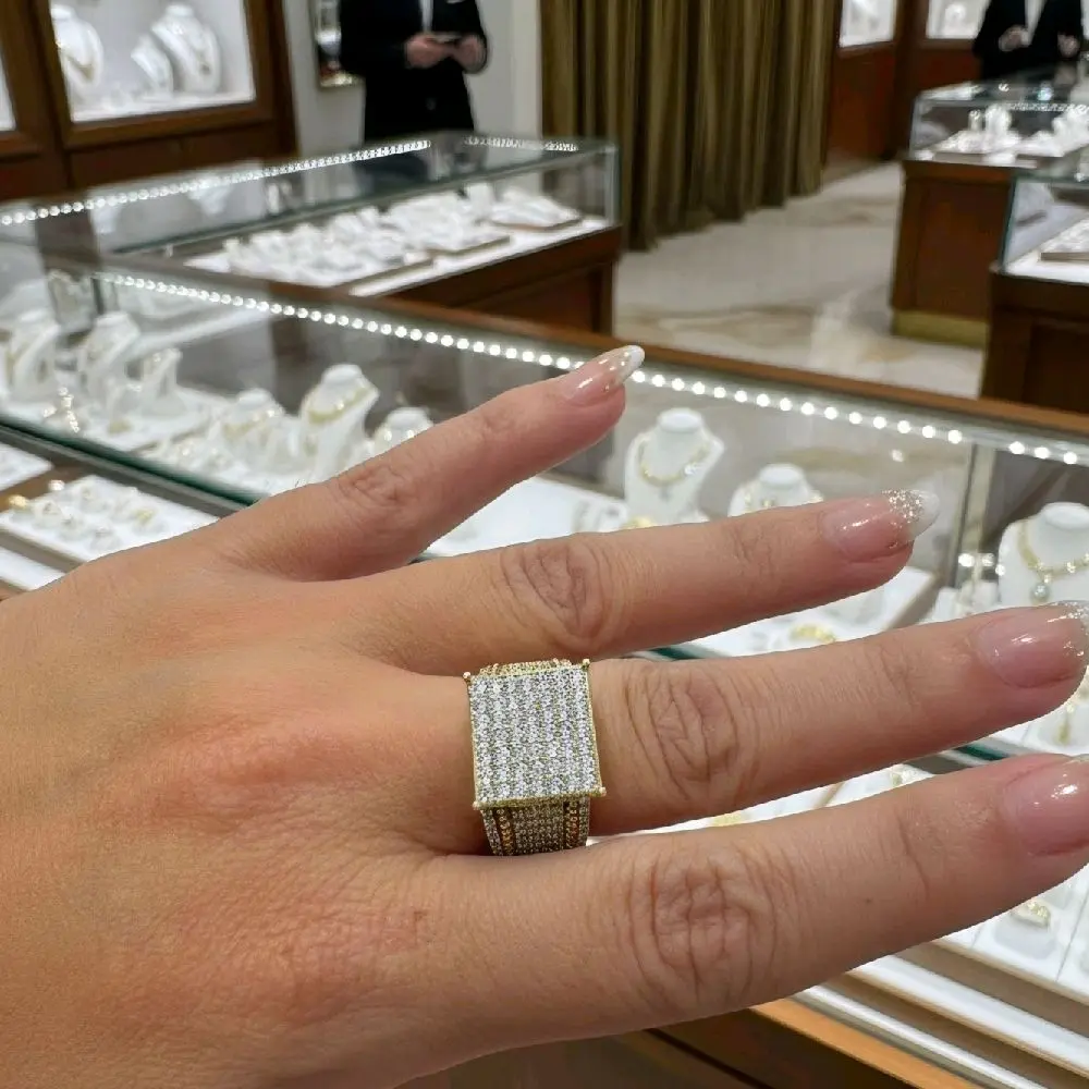 Size 6 9 10  14k Gold Plated High-Quality Ring