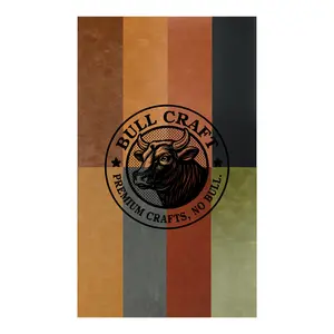 10 PACK OF 12 x 24 BULL SHEET LEATHER PANELS