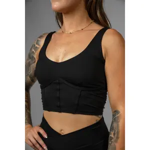 Sculpt Corset Crop Tank Top