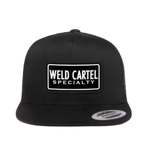 Black & White Weld Cartel Trucker Hat