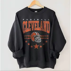Vintage Style Cleveland Football Shirt, America Football Sweatshirt, Cleveland Football Fan Gifts shirt