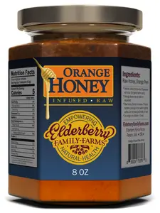 Orange Infused Raw Honey
