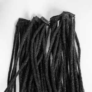 Clip-in Hair Dreadlocks Extensions 10" Long Natural Grown Locs Volume Boost Sold 3 or 5 to a Clip Kinky Straight Bundles