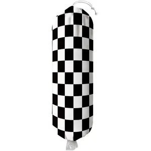 Plastic Bag Holder, Wall Mount Plastic Bag Organizer Dispenser Organizer for  Kitchen(Check)