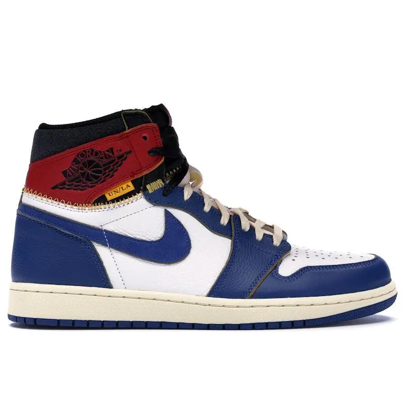 Jordan Men's 1 Retro High Union Los Angeles Storm Blue Basketball Shoes, from StockX