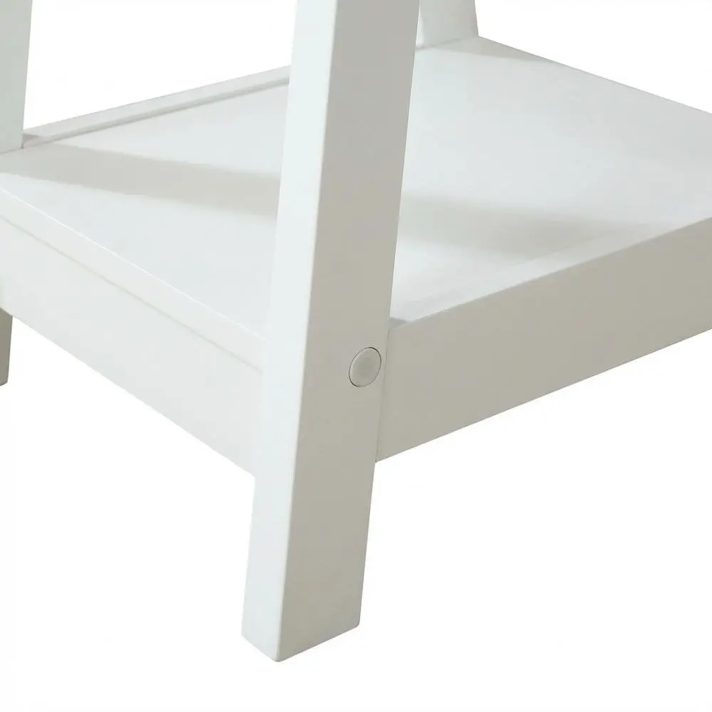 Durable Distressed Double Trestle Desk With Shelves For Office Spaces