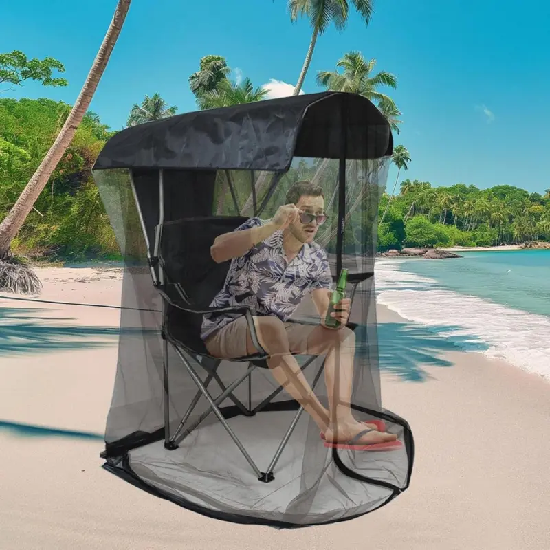63 Inch Outdoor Chair Mosquito Net Canopy - Easy Install Sun Protection  Shade, Lightweight for Garden Patio Fishing Travel, Mosquito Barrier, Swing  Rocking Chair Accessory, Patio Furniture Protector - TikTok Shop