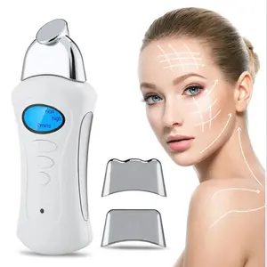 Professional Handheld Galvanic Ionic Facial Device, 3 Levels, 3 Magnetic Heads, Facial & Body Care, Portable Premium Home Beauty Tool， Gift Ready