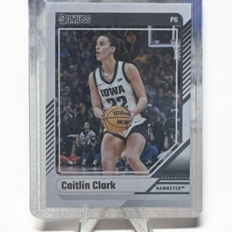 Donruss Caitlin Clark Rookie Collectible Sports Card, Raw Single Trading Card, Collectible Sports Cards