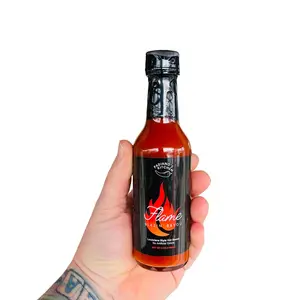Flame Blazin' Bayou Louisiana Style Hot Sauce - Medium heat - Cayenne and Red Scotch Bonnet Flavor Dip