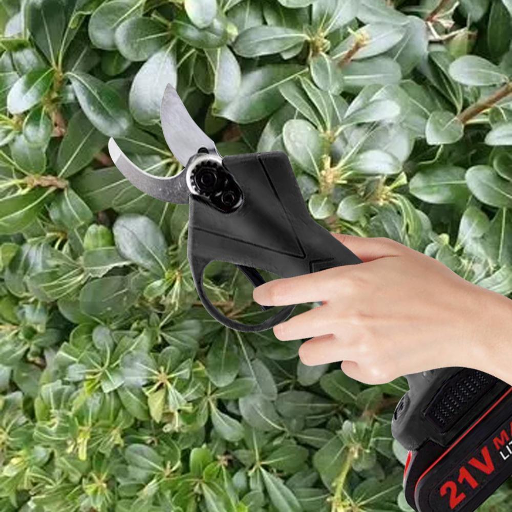 Cordless Electric Pruning Shears, 30mm Cutting Diameter, SK5 Steel Blade, 13000mAh Rechargeable Battery, Lightweight Handheld Power Pruner for Garden & Orchard,for Valentine’s Day Gift