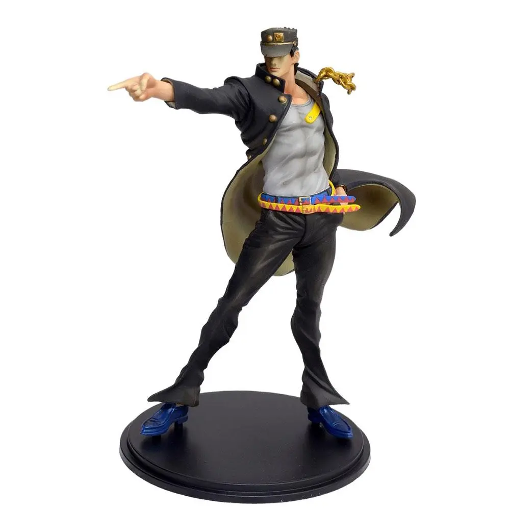 17cm Anime JoJo's Bizarre Adventure Jotaro Kujo Stand PVC Figure, High-Temperature Proof Classic Novelty Toy for Collection, Regular Cleaning Stress Relief Gift & Decoration Ornament