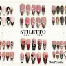 NailVesta STILETTO COLLECTION – 100% Handcrafted 3D Press-On Nails | Reusable, Long-Lasting, Salon-Quality