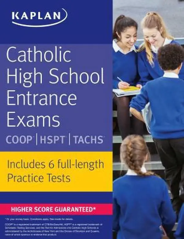 USED Book - Catholic High School Entrance Exams: COOP * HSPT * Tachs by Kaplan Test Prep (Paperback) - english