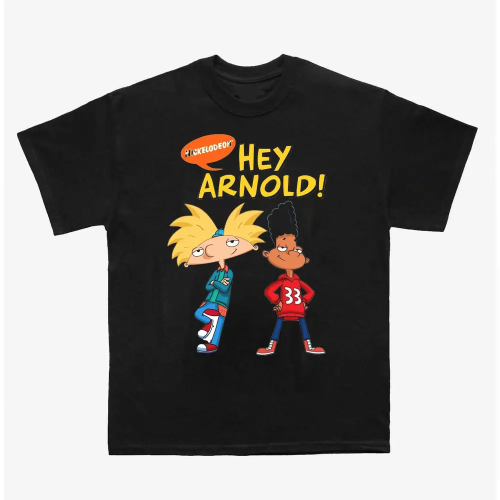 Hey Arnold! T-Shirt, 90s Nickelodeon Cartoon Tee, Retro Childhood Nostalgia Shirt