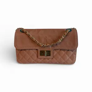 Pre-owned CHANEL LEATHER Shoulder Bags 2.55 Mademoiselle Lock Flap Bag