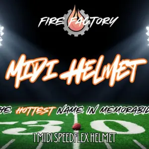 PYT Fire Factory Signed Midi Helmet Sports Trading Card - Collectible Memorabilia for Enthusiasts