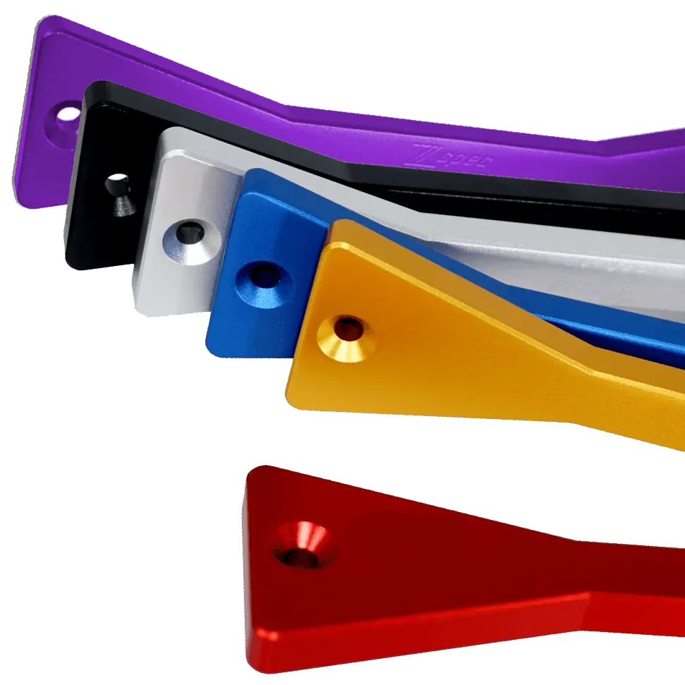 ZSPEC Battery Hold Down/Bracket for '90-96 Nissan Z32 300zx, Billet w/ Stainless Hardware