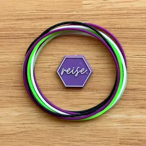 "It’s Showtime!” / Holiday Collection Stacks / Silicone Stacking Bracelets / Halloween / Multi-Colored