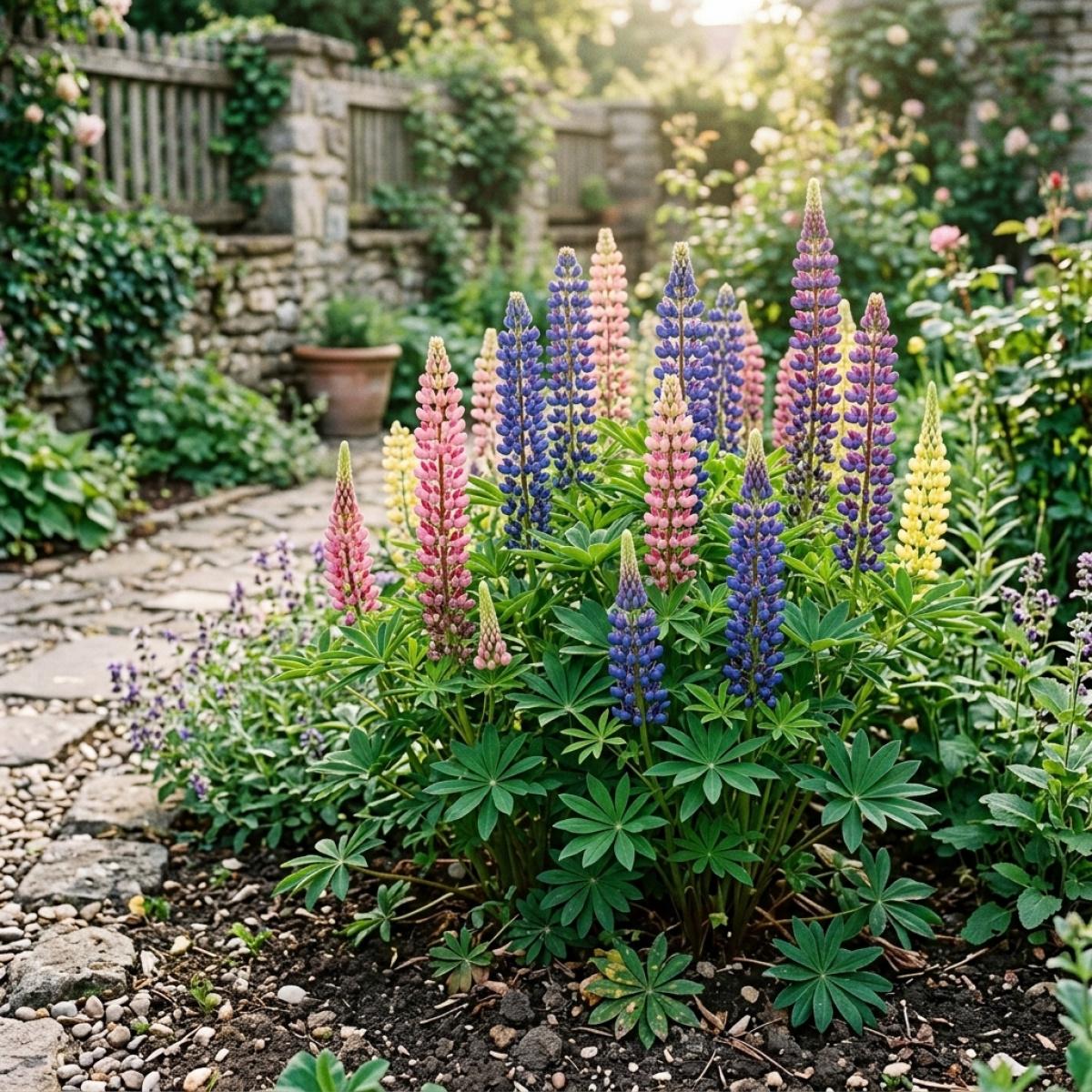 Rare Lupin Flower Seeds, Lupine Seeds for Planting, Hardy Perennial Flower Seeds for Outdoor Indoor Gardening, Attract Pollinators Beautiful Blooms Year After Year