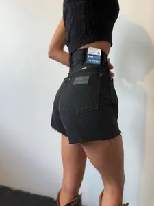 Final Sale ✨ Wrangler Vintage Onyx Black Festival Shorts