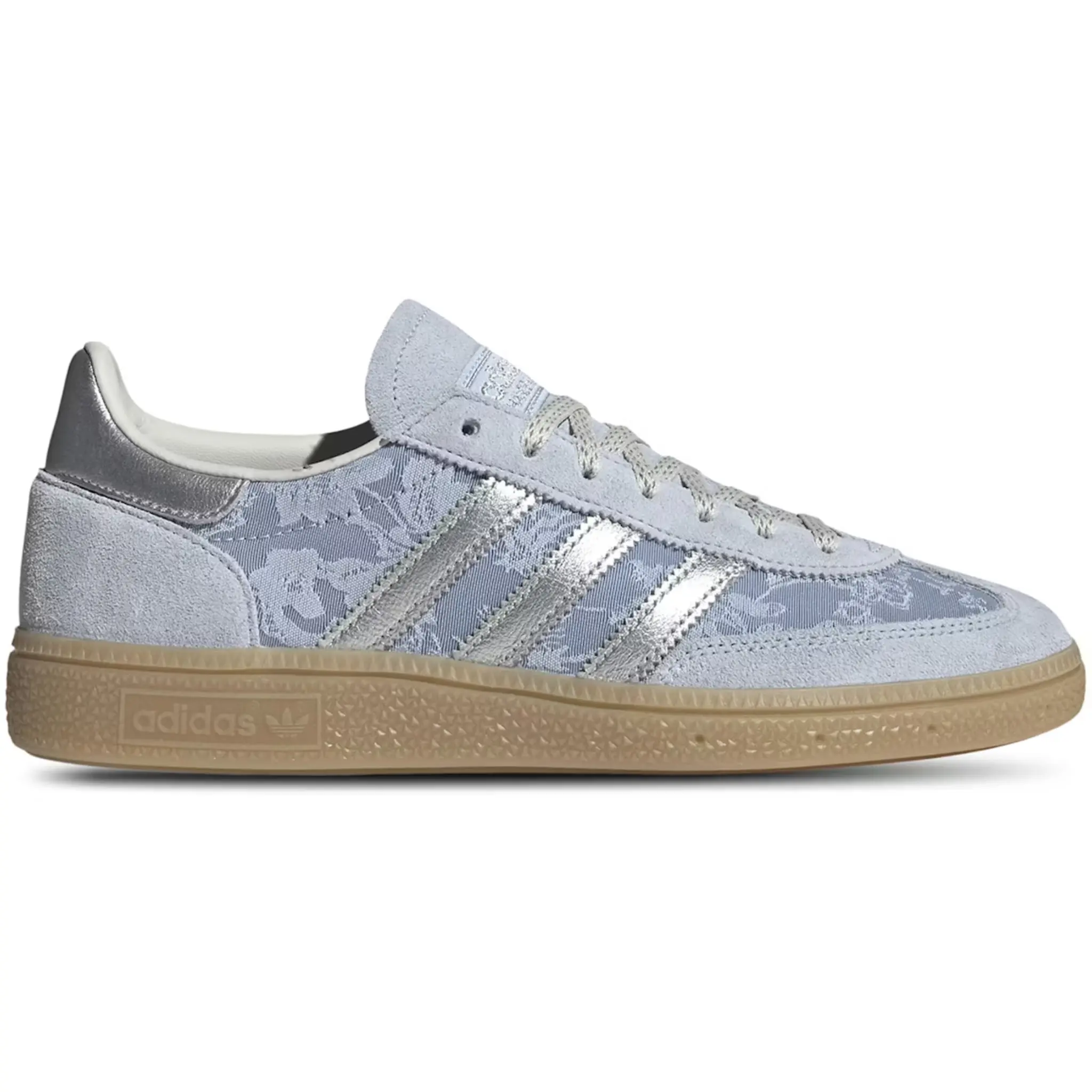 Adidas Originals x Liberty London Women's Retro Casual Sky Blue Floral Print Handball Spezial Sneakers - Walking Sports Shoes, IH4505, Walking Shoes, Footwear, Trainers, Low Profile, Indoor Court, T-Toe Shape