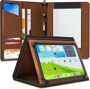 Universal Padfolio Case  Tablet Portfolio Organizer with Notepad Holder  Compatible with iPad 10th/11th Gen, iPad Pro 11, iPad 7/8/9 (10.2", 10.9", 9.7")
