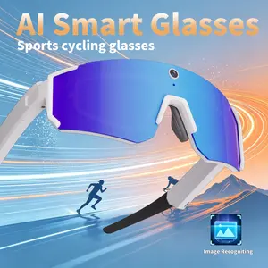 800w HD Camera Ai Smart Glasses, Video Recording, 360° Surround Sound, BT Call, Waterproof, Sports Sunglasses, Unisex, Windproof, 2026 New Model, Wearable Smart Glasses