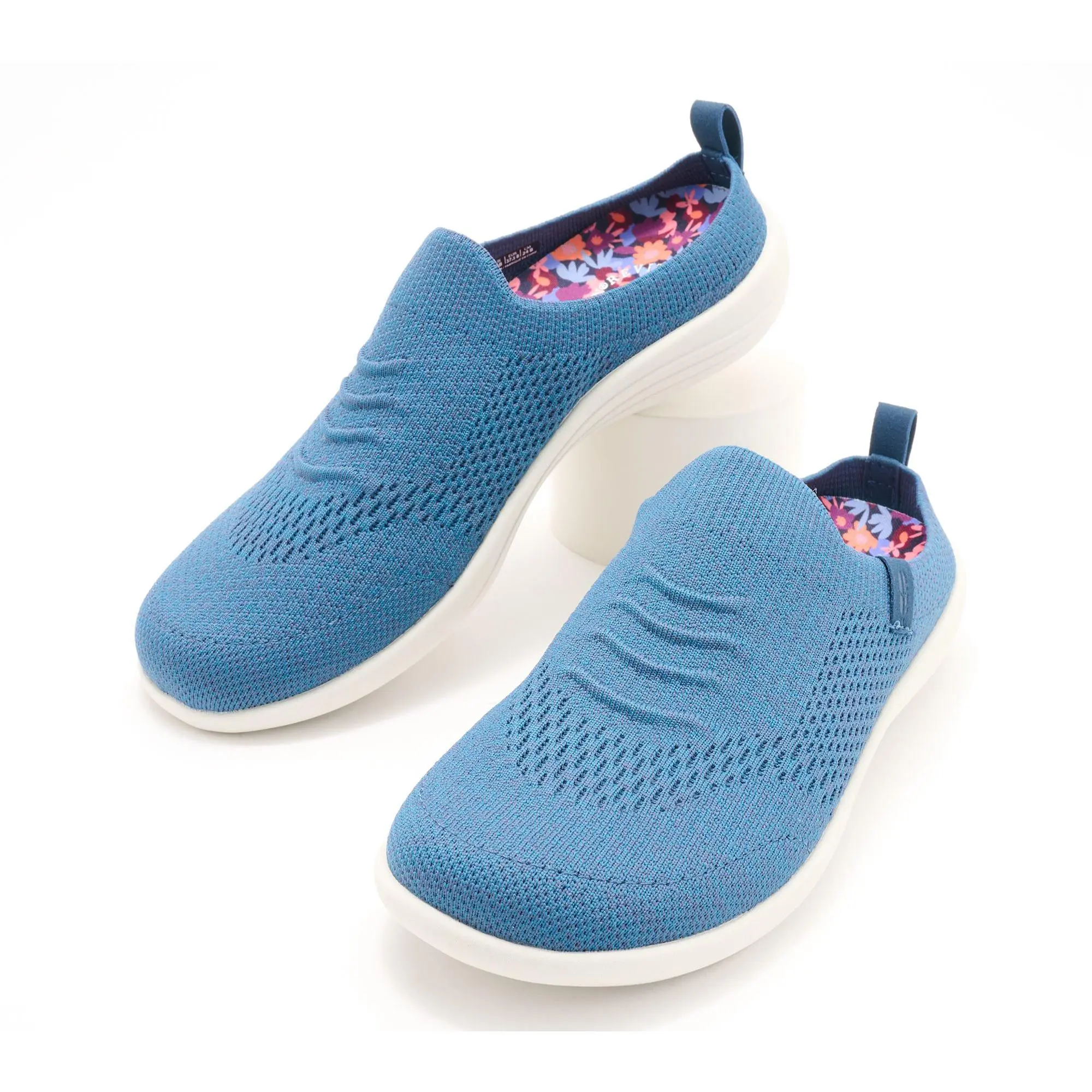 Revitalign Orthotic Memory Foam Knit Mules - Stella Revitalign Orthotic Memory Foam Knit Mules - Stella