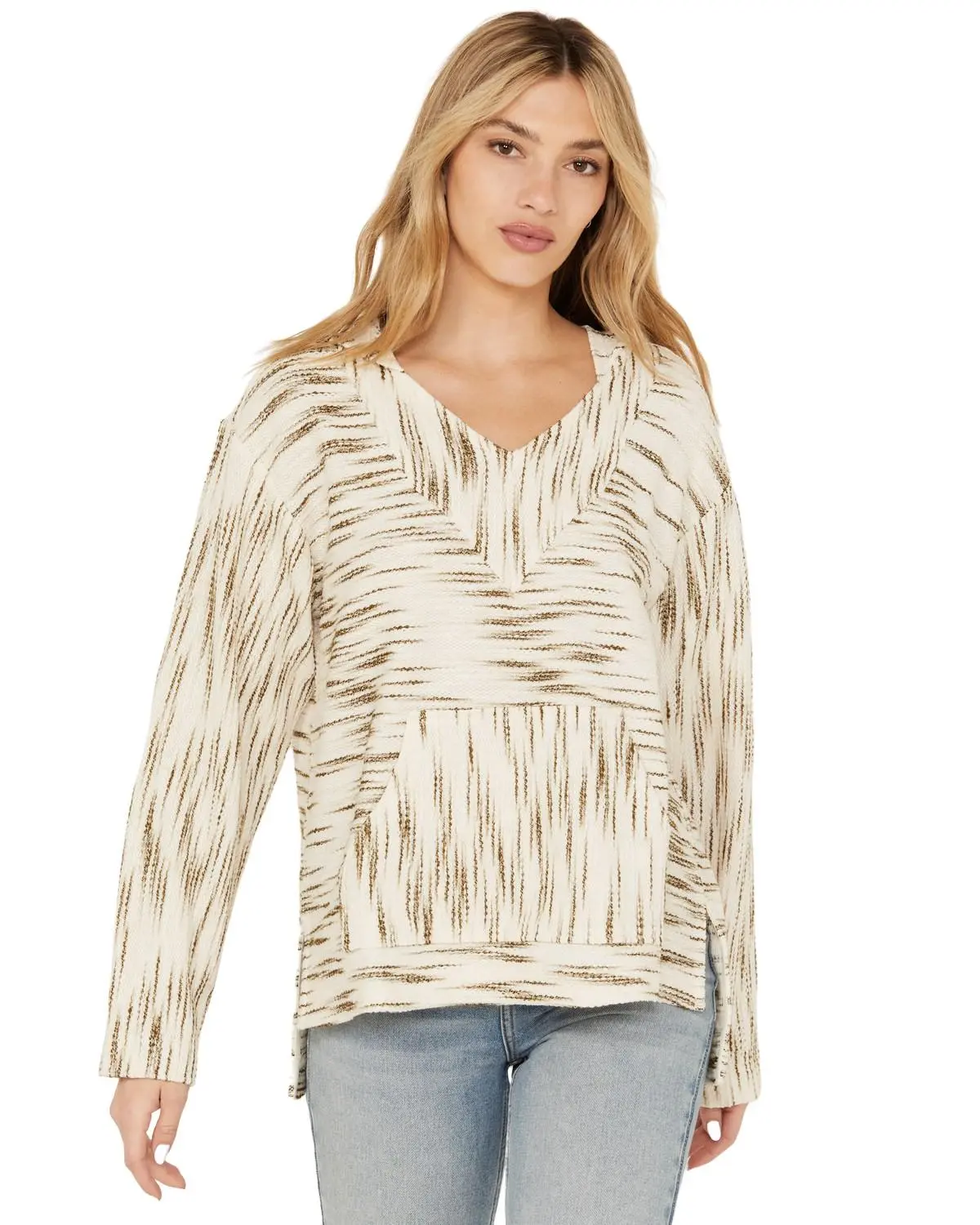 Cleo + Wolf Women's Space-Dye Baja Hoodie - Clsu23k60