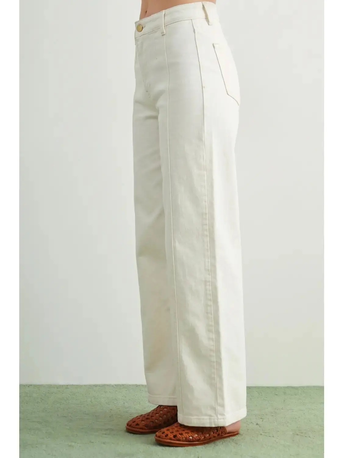 Whitney White Denim Pants