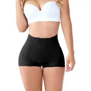 Butt Lifting Panties, Tummy Control Shapewear for Women Compression Underwear Short Lace Butt Lifter Shapewear