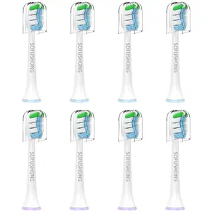 8 Packs Replacement Toothbrush Heads for Philips Sonicare – Oral Care Tools Compatible with C1/C2/C3/A3/G2/G3/W3, 4100/5100/6100 Series, DiamondClean & More