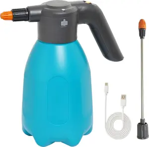 ES2-PRO Electric Spray Bottle 2L/0.5Gallon  Mister,Spray About 30 Gallons On a Single Charge,Rechargeable   Sprayer,Automatic Watering Can,Pump Sprayer for Indoor  (Blue)
