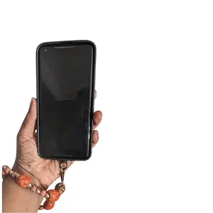 XL Beaded Bangle Smartphone Wristlet Strap On-the-Go Phone Accessory Retro Style Nickel Free Metal Beaded Bracelet