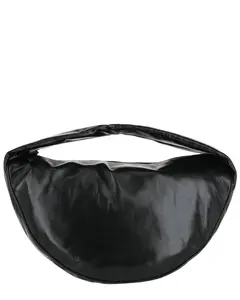 By FAR Maxi Creased Leather Shoulder Bag
