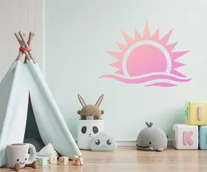 Sun Stencil - Art and Wall Stencil