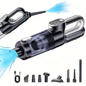 Ultra-Powerful Handheld Cordless Vacuum Cleaner—Rechargeable and High-Powered—Ideal for Both Home and Car Use; Features Strong Suction for Maximum Convenience and Ease of Use.