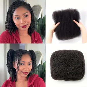 Fashion New Hot [Human Hair Extensions] Bulk Human Hair for Dreadlock Extensions |   Designed for Repairing Locs and Suitfor Twist Braiding