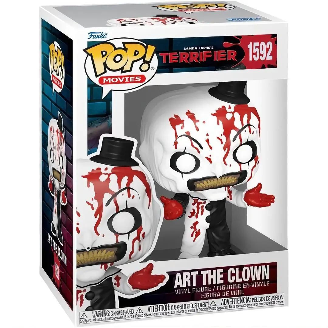 Funko Pop! Movies Art The Clown Vinyl Figure from Terrifier 1592 Collectible Horror Toy