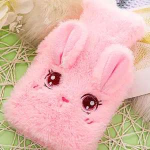 Winter Warm Bag, Rabbit Water Bottle, PVC Hot Water Bag with Knitted Soft Comfortable Cover, Hand Warmer for Cold Weather, Hot Water Bottles