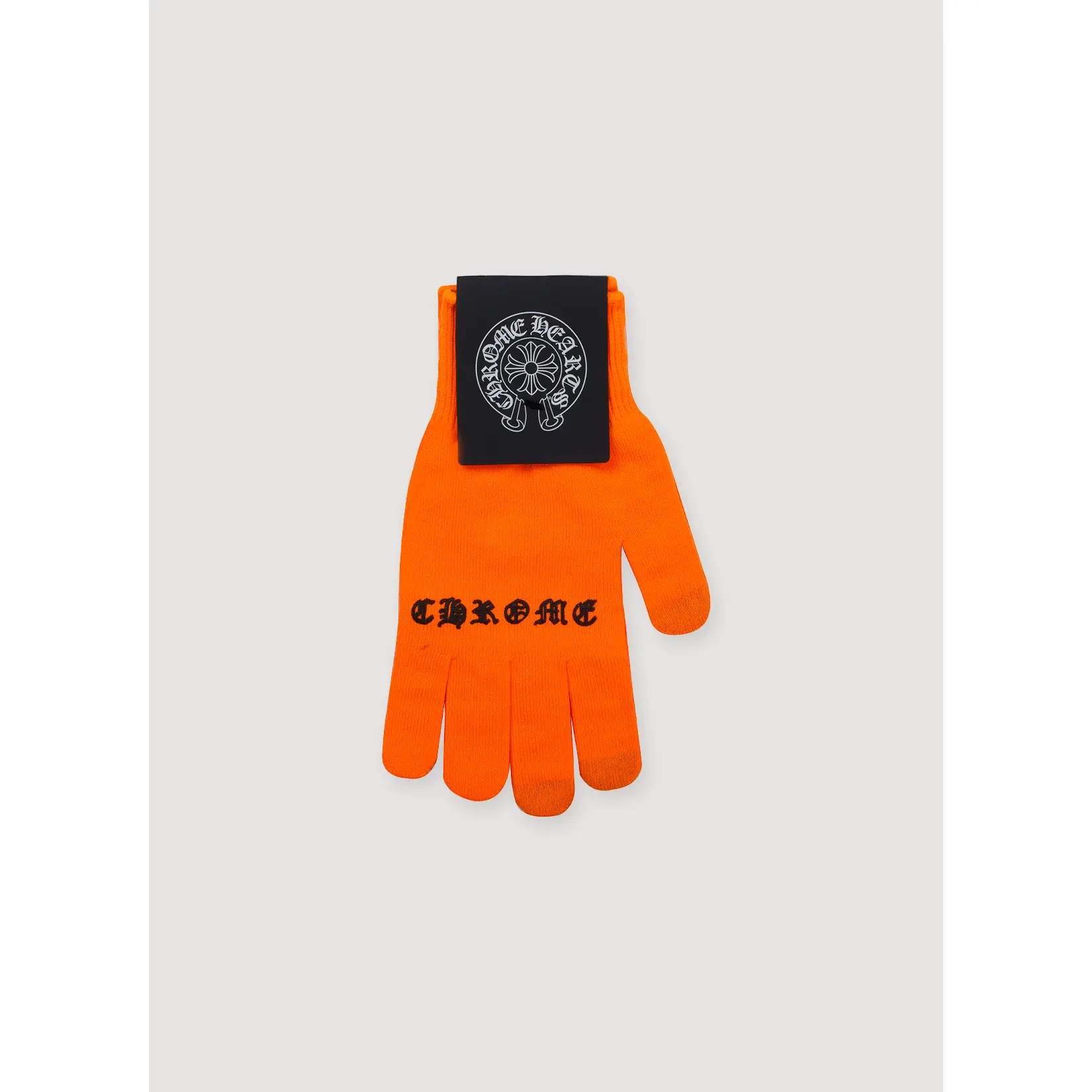Chrome Hearts Checkmate Work Gloves Neon Orange
