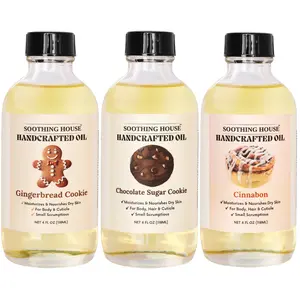 The Ultimate "Cookie Girl" Body Oil Trio – 3pc Gourmet Gourmand Set (Gingerbread + Cinnabon + Chocolate Sugar Cookie)