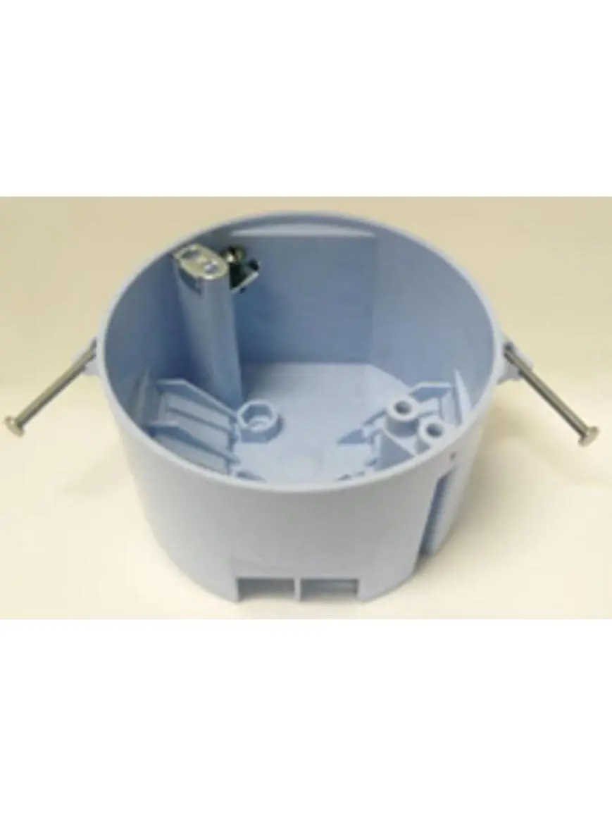 EZ20CNGR 4 in. PVC Ceiling Box with Nails & Ground