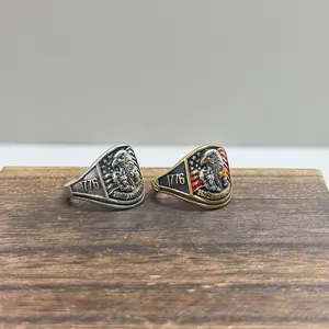 Patriotic Freedom Ring – Adjustable Unisex Inspirational Ring, Celebrating 250 Years of American Freedom (1776–2026), Father’s Day Gift summerwins