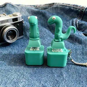 Viral Lizard Sound Fidget Toy Keychain – Funny Realistic Animal Noise Button, Cute Green Sensory Stress Relief Gadget for Adults & Teens, Perfect for Pranks, Parties & Everyday Carry