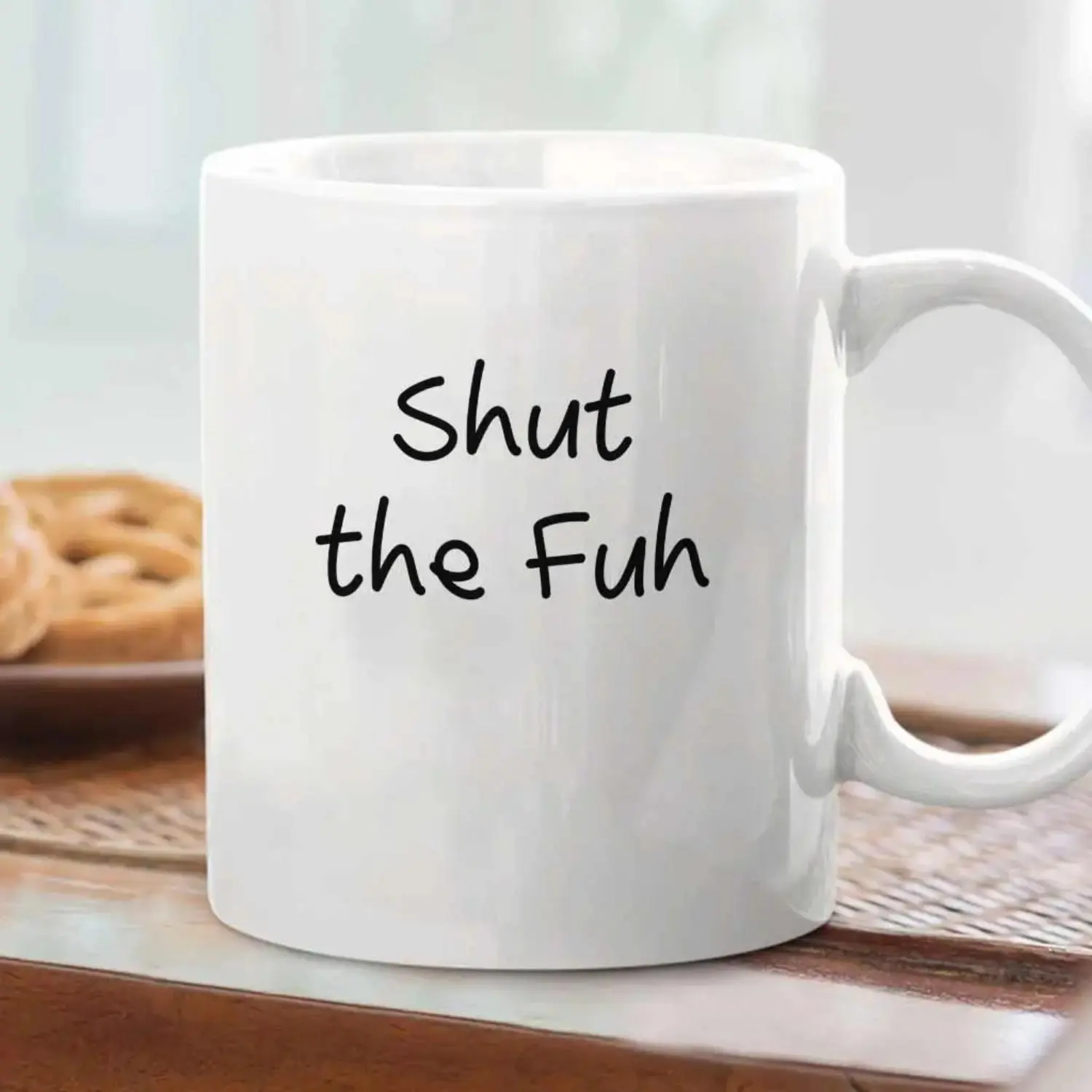 Shut The Fuh Funny Mug, Office Humor Mug, Gift For Bestie, Coworker, Office Life